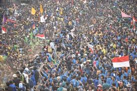 unjuk rasa mahasiswa Indonesia